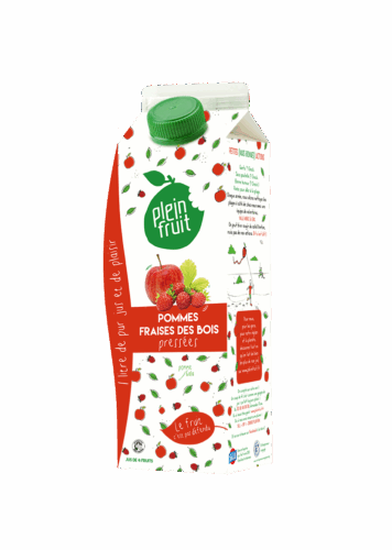 pomme fraises des bois